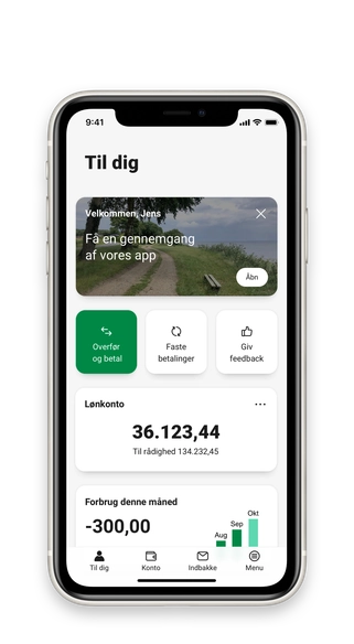 Side på MobilBank