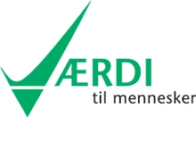 Grafik med slogan -"Værdi til mennesker"